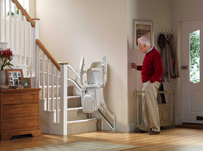 stannah siena stairlift on stairs